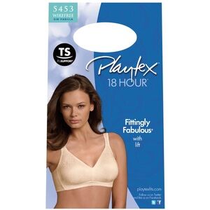 Playtex Cream Seamless Comfort Bra